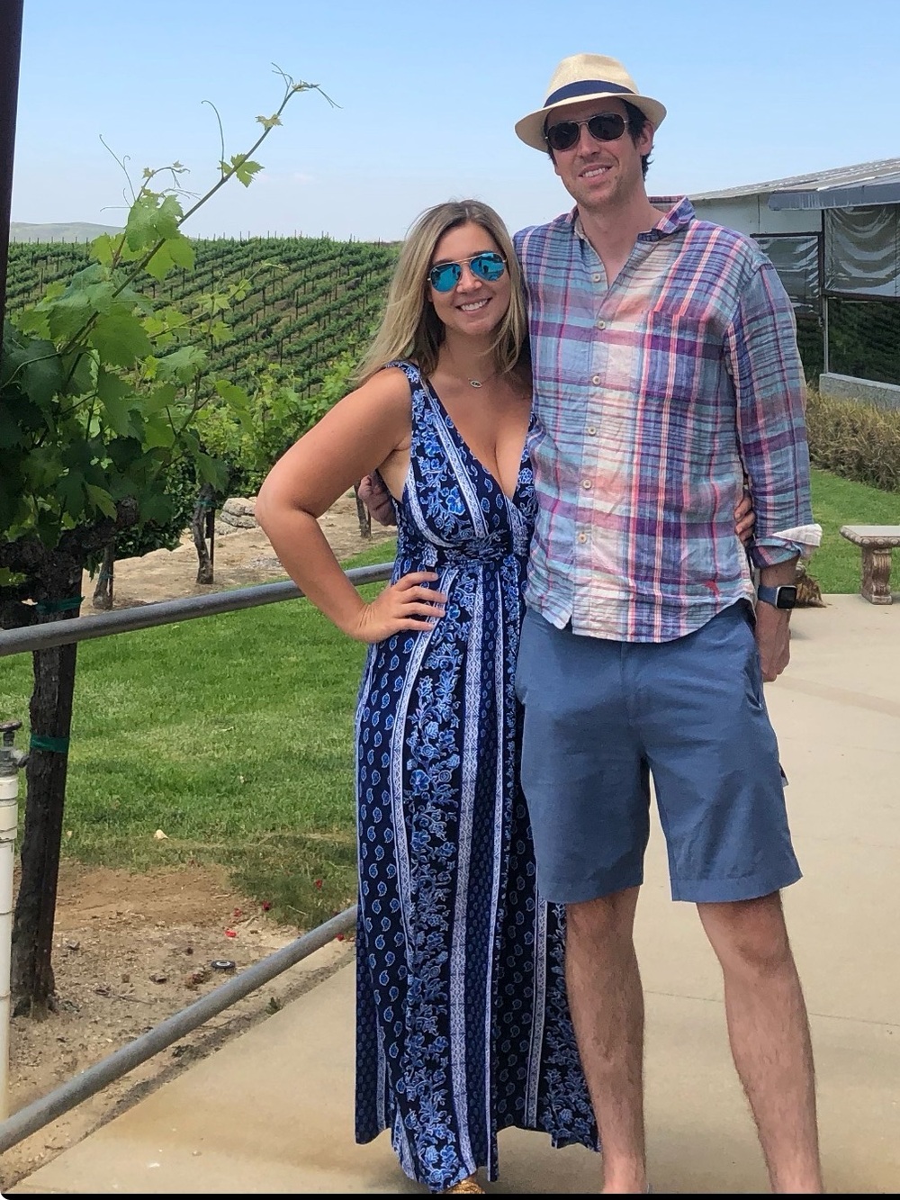 Tommy Bahama Navy Blue Floral Paisley Maxi Dress